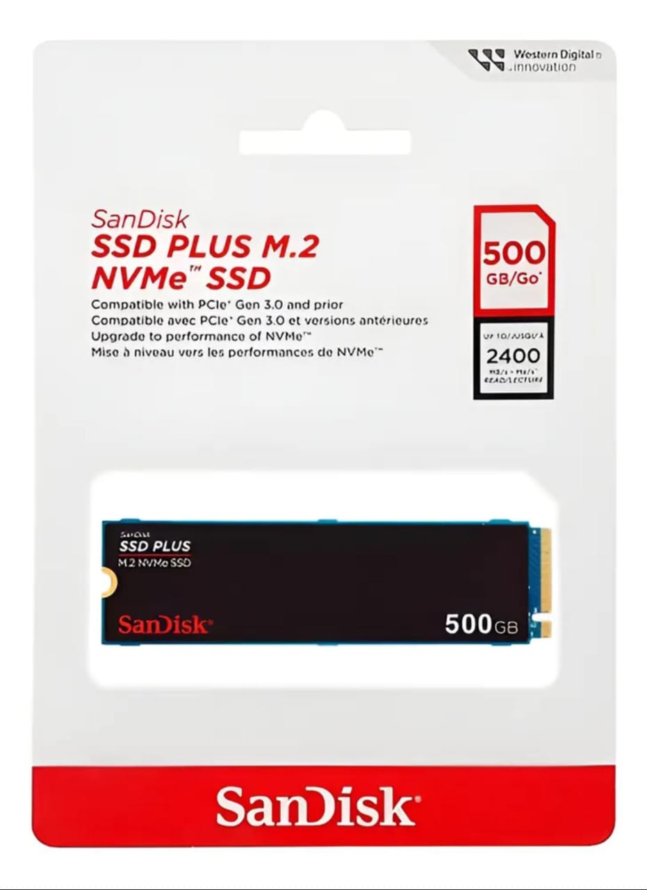 SSD Sandisk Plus 500 GB